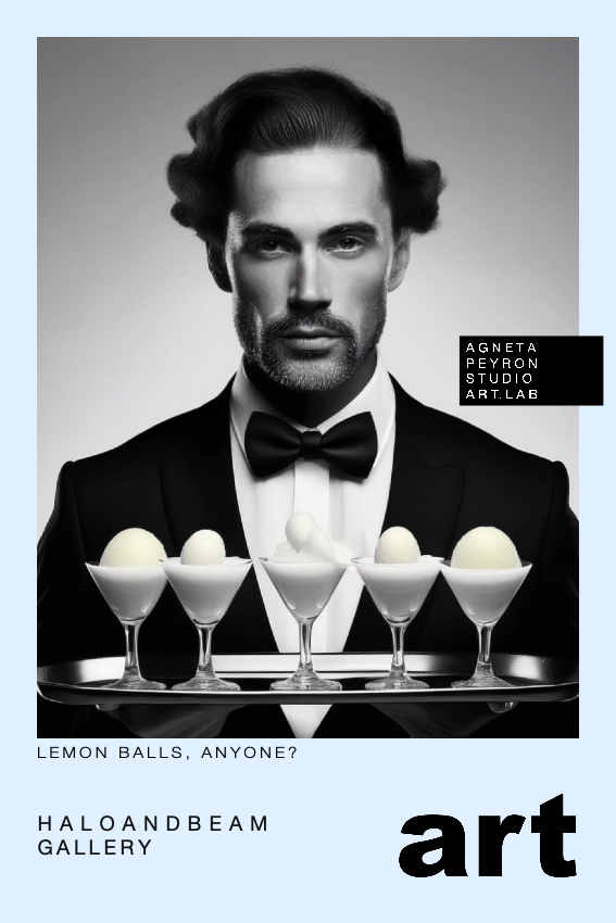 Art Gourmet Poster. Name: Lemon balls, anyone? 50 x 70 cm.