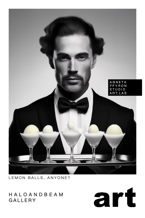 Art Gourmet Poster. Name: Lemon balls, anyone? 50 x 70 cm