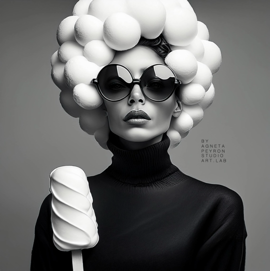 Object 19. THE SNOWFLING TOPPING. Collection: Kalaskulor.