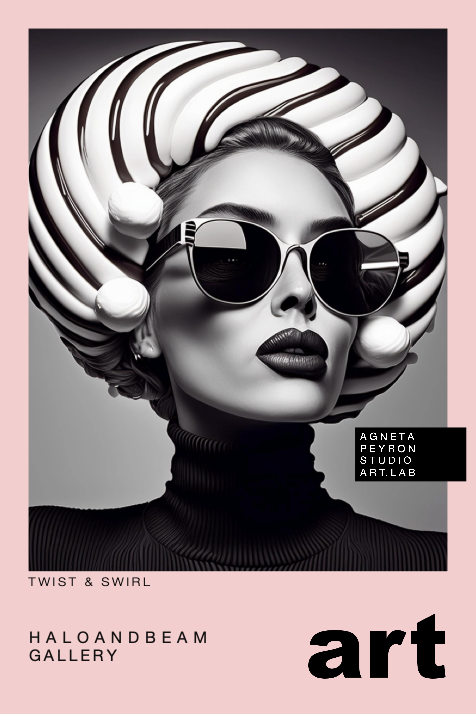 Art Gourmet Poster. Name: Twist & Swirl. 50 x 70 cm