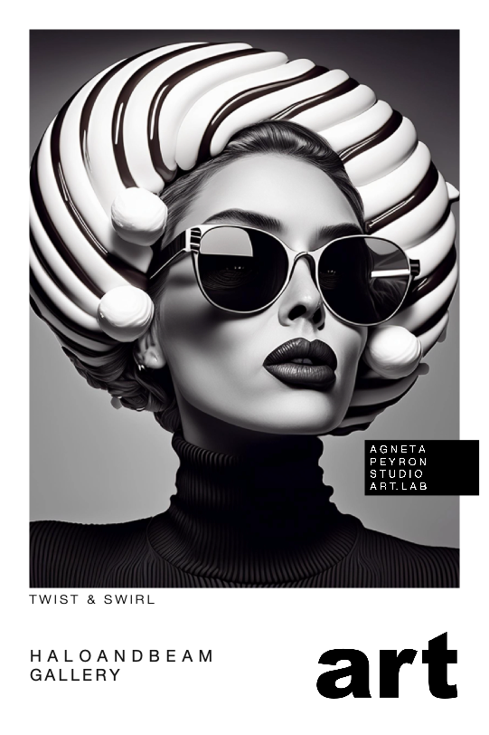 Art Gourmet Poster. Name: Twist & Swirl. 50 x 70 cm