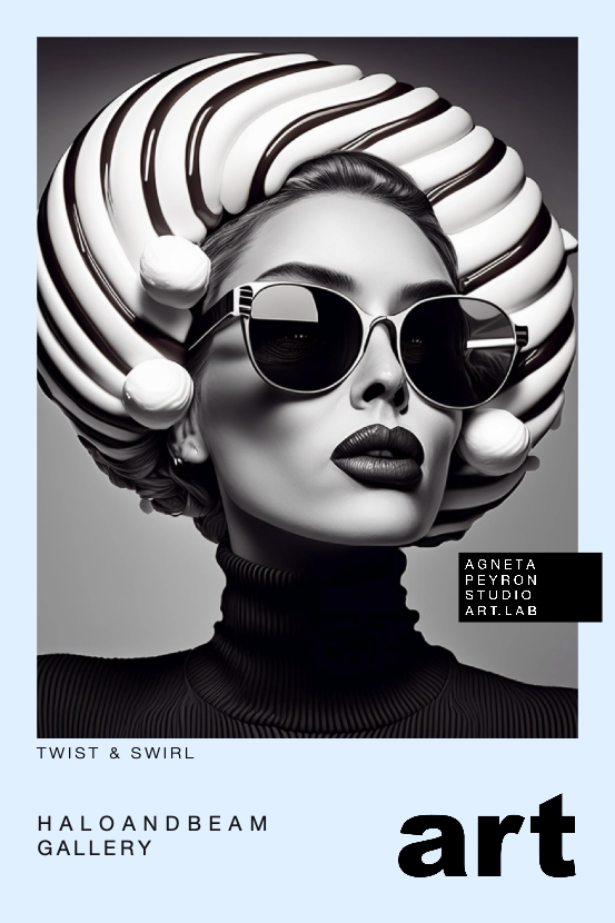 Art Gourmet Poster. Name: Twist & Swirl. 50 x 70 cm.